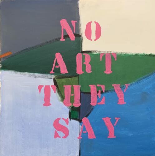 No art they say - 40x40