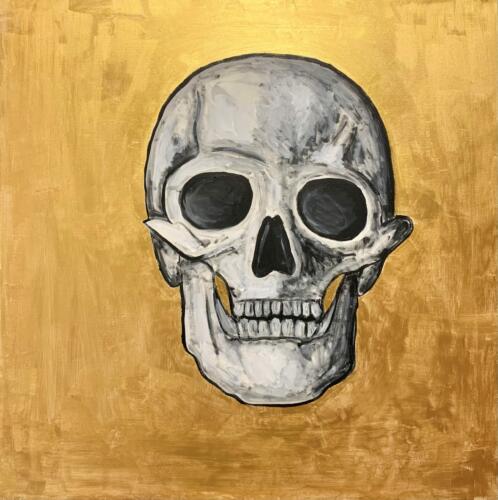 Golden Skull - 100x100