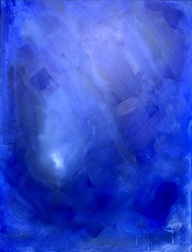 Blue Monochrome - 116x89